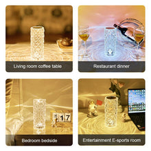 Load image into Gallery viewer, LED Crystal Table Lamp - Urban Glam Home