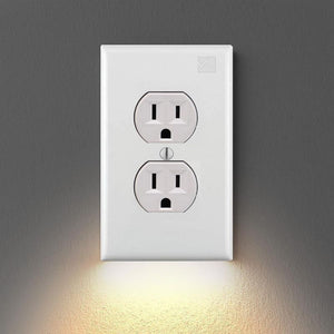 Wall Plate With LED Night Lights - Urban Glam Home