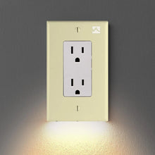 Load image into Gallery viewer, Wall Plate With LED Night Lights - Urban Glam Home